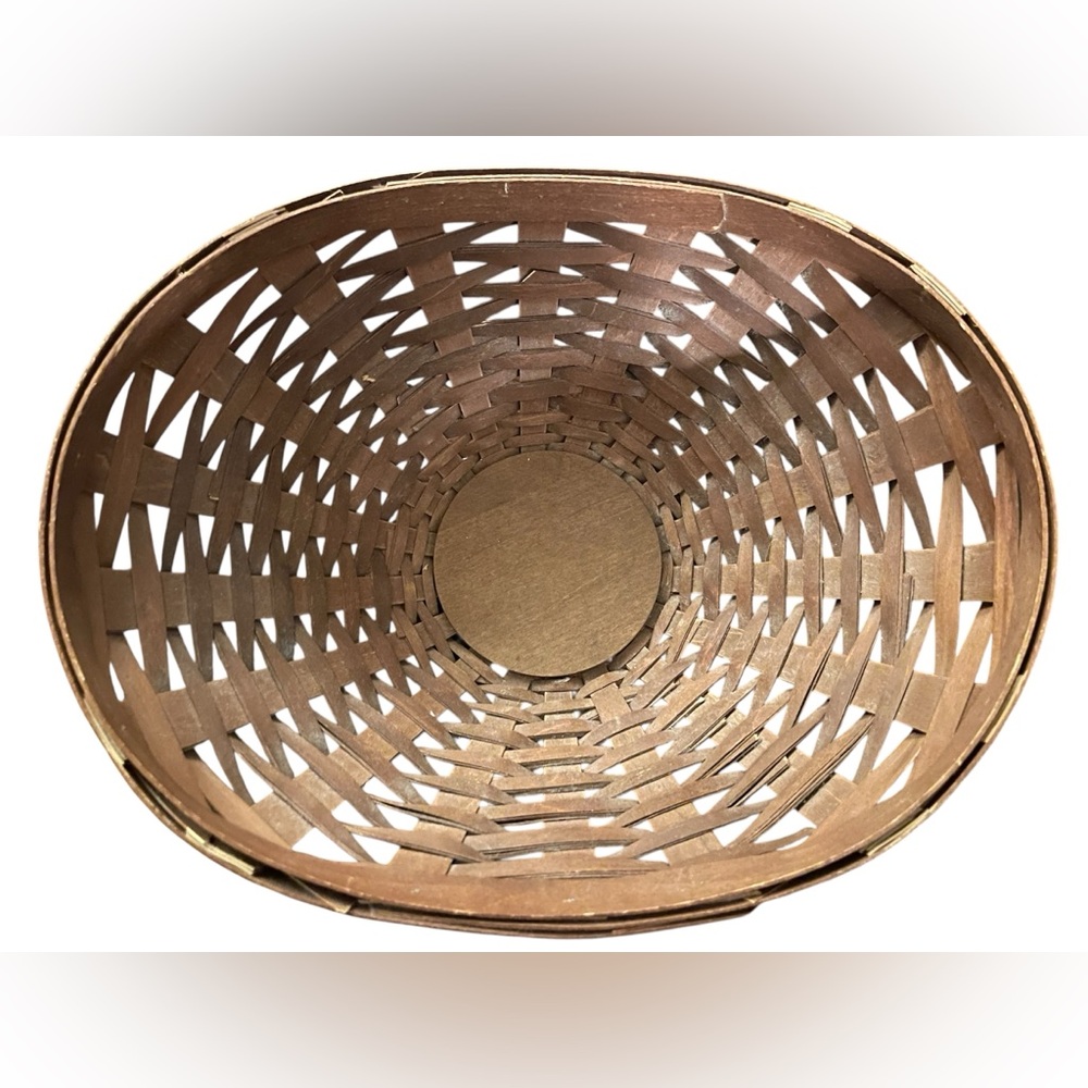 Brown Woven Longaberger Basket - Picture 2 of 8